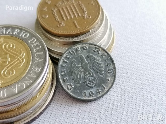 Райх монета - Германия - 1 пфениг | 1941г.; серия D, снимка 2 - Нумизматика и бонистика - 36619599