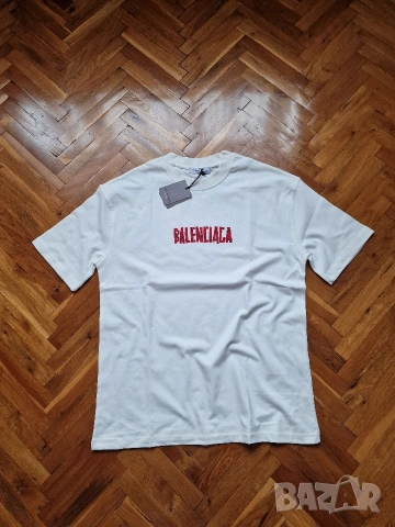 Страхотна мъжка тениска BALENCIAGA размер S M L XL 2XL , снимка 2 - Тениски - 53902296