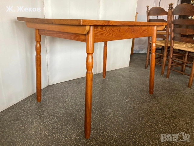 Масивна трапезна маса, снимка 3 - Маси - 51896035