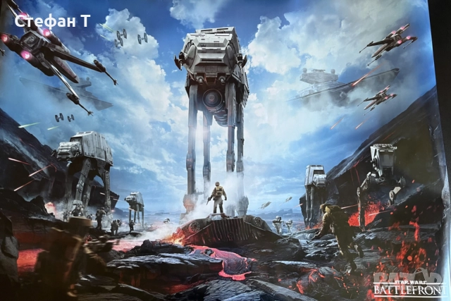 Постер Star Wars Battlefront 90x60 см - като Нов