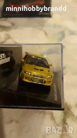 Nissan Skyline GT-R (R34) Mitsubishi Lancer Evolution VII IX Mazda RX-8 1.43 Scale Fast & Furious , снимка 13 - Колекции - 48262102