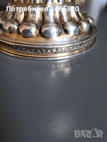 Сребърна чаша сребърен бокал, снимка 7 - Антикварни и старинни предмети - 39181667