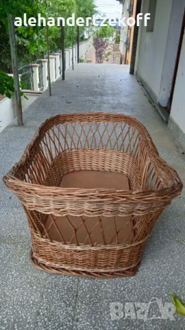 Плетен бебешки кош ретро, снимка 2 - Бебешки легла и матраци - 50867439
