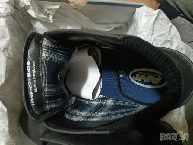AM SHOE Мъжки 44 номер зимни сиви боти , снимка 4 - Мъжки боти - 48918075