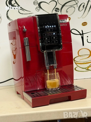 Кафемашина кафе автомат delonghi dinamica с гаранция, снимка 2 - Кафемашини - 52702191