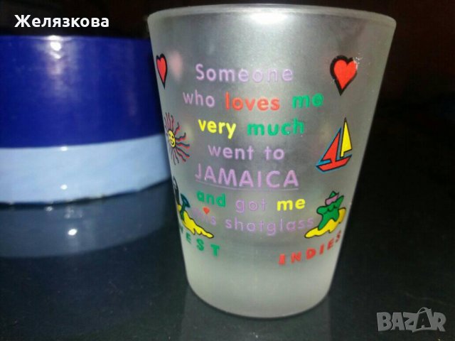 Шотглас Ямайка Ямайска чашка за шот , снимка 4 - Колекции - 31921877