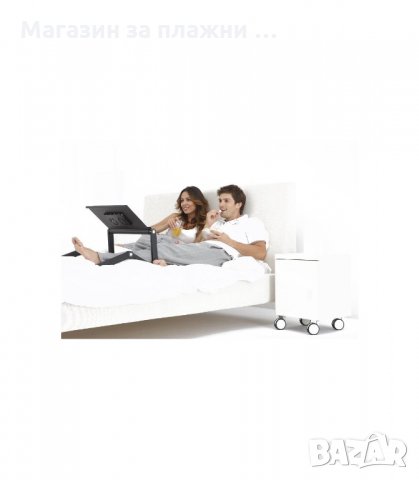 МУЛТИФУНКЦИОНАЛНА АЛУМИНИЕВА СГЪВАЕМА МАСА ЗА ЛАПТОП Т8 С ДВА ОХЛАДИТЕЛЯ, 11 ПОЗИЦИИ  - код 0715, снимка 3 - Лаптоп аксесоари - 34307646