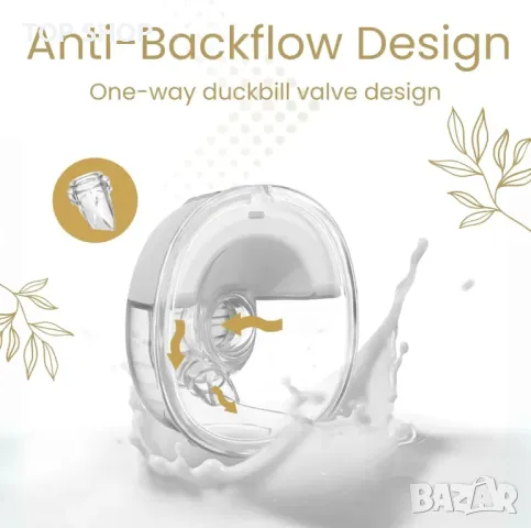 Starlee S39 Електрическа помпа за кърма, акумулаторна с приложение, 4 режима, 12 нива, 24 mm фланец, снимка 4 - Помпи за кърма - 49566676