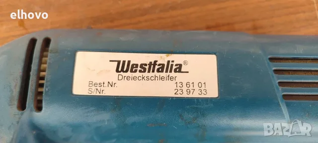 Виброшлайф Westfalia S1K-90x3, снимка 4 - Други инструменти - 56267030