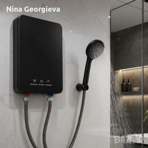 Термостатичен проточен бойлер 5500W с моментално загряване на водата за 3 секунди, снимка 2 - Бойлери - 56089285