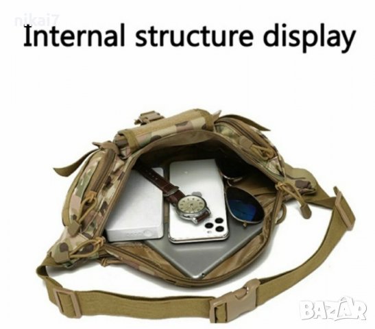 тактическа чанта военна лов туризъм водоустойчива раница лов, снимка 10 - Екипировка - 37641535