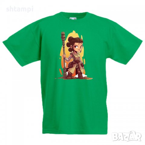 Детска тениска Star Wars Rey Star Wars,Игра,Изненада,Подарък,, снимка 4 - Детски Блузи и туники - 36667679