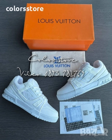 Дамски бели маратонки Louis Vuitton/BR68u