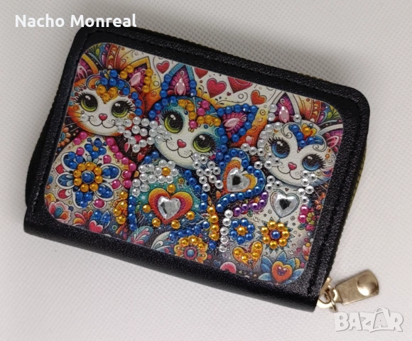 Ръчно декорирани портмоне, снимка 2 - Портфейли, портмонета - 54005157