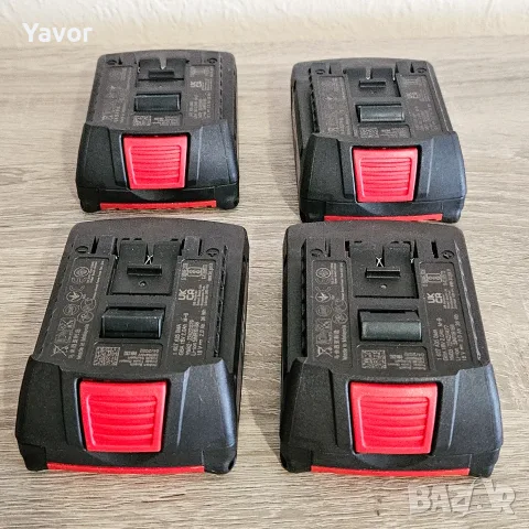 Нови акумулаторни батерии Bosch 18V 2.0Ah GBA За Винтоверт / Къртач, снимка 8 - Други инструменти - 53990575