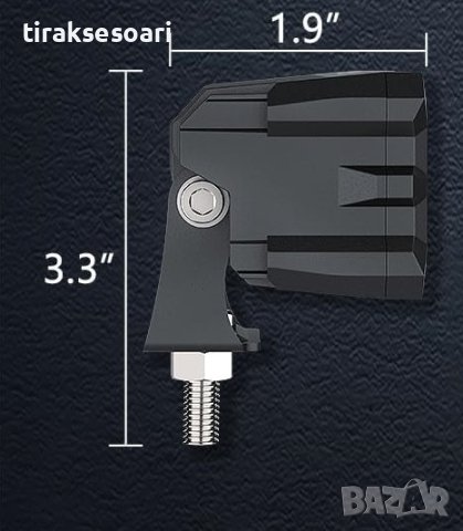 15.5 cm 144W Диоден Прожектор Супер Мощен Халоген Led Bar Лед Бар Бяла Комбиниранa Светлина 12V-24V, снимка 3 - Аксесоари и консумативи - 42136359