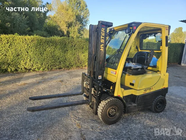 Продавам Мотокар Hyster 2тона , газ  , своб.ход+ изравнител +позиционер, снимка 4 - Индустриална техника - 55964081