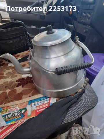 Стар чайник алуминий, снимка 1