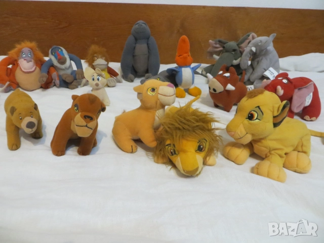 Играчки Книга за джунглата, Цар лъв и Тарзан, снимка 2 - Плюшени играчки - 44352380