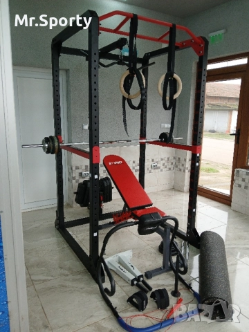 Уникален фитнес комплект, клетка, скрепец, лежанка, , снимка 3 - Фитнес уреди - 52179400