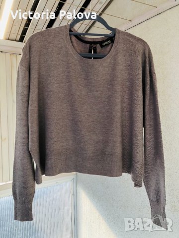 Интересен дизайн блуза кроп NAAMA PRINCESS 👸 , снимка 4 - Блузи с дълъг ръкав и пуловери - 31952160