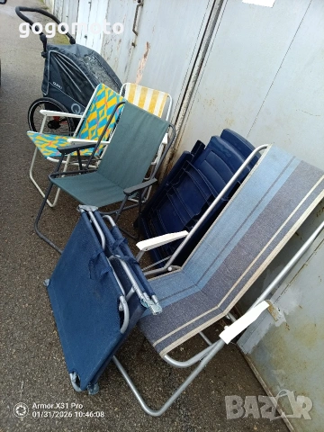 Сгъваемо легло креват шезлонг алуминиево, Сгъваемо легло, походно,туристическо олекотено,алуминиево, снимка 13 - Къмпинг мебели - 36710261