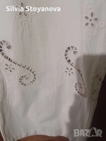 летен памучен панталон Zara , снимка 7 - Панталони - 54031462