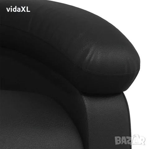 vidaXL Масажен наклоняем стол, черен, изкуствена кожа, снимка 10 - Дивани и мека мебел - 56147458
