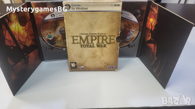 EMPIRE: Total War Special Forces Edition Games for Windows PC DVD 2 Диска
