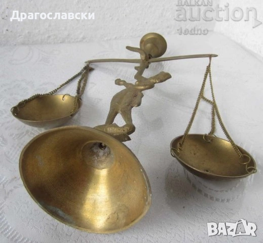 Различни модели стари, декоративни везни:  везничка ВЕЗНА кантар Темида, дърво и месинг, снимка 17 - Декорация за дома - 28870527