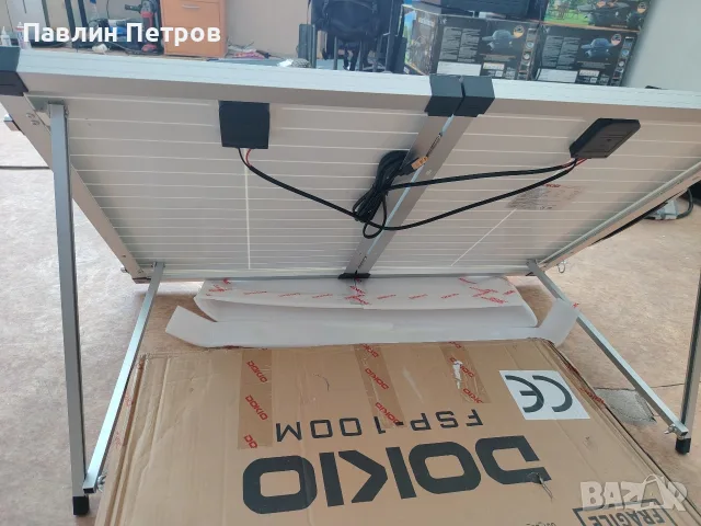 Соларен Панел DOKIO FSP-100M. , снимка 6 - Къмпинг осветление - 56347448