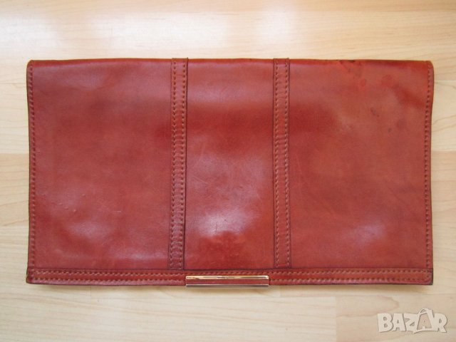 Голям дамски портфейл, естествена кожа, снимка 2 - Портфейли, портмонета - 49719757