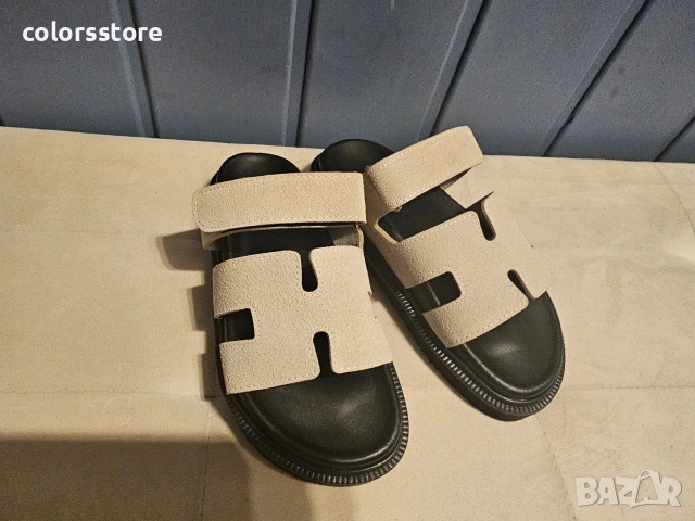 Дамски чехли Hermes кодVL 712, снимка 5 - Чехли - 32663362