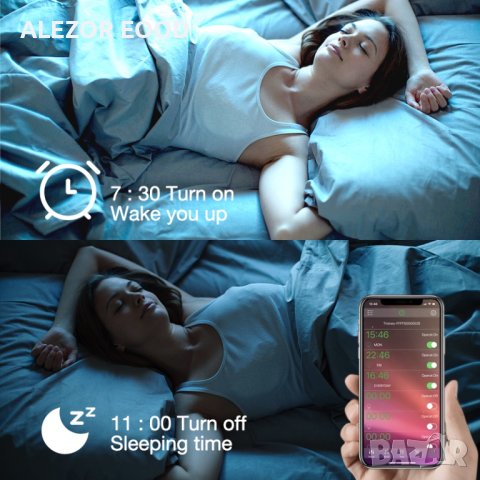 Wi-Fi интелигентна крушка 9W - E27 RGBCW, LED Димируема крушка 20214253, снимка 6 - Друга електроника - 40307936