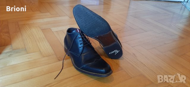 Floris Van Bommel мъжки обувки естествена кожа черни номер 42, снимка 14 - Официални обувки - 30624281