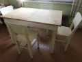 Голяма разтегателна кухненска маса с 5 стола, снимка 2
