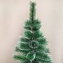 4203 Изкуствена коледна елха със заскрежени връхчета, 90см, снимка 2
