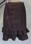 Дънкова пола ÄNNY N цвят кафе, снимка 7