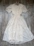 Елегантна нова романтична плисирана дълга нежна бяла рокля Zara , снимка 5