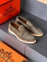 мокасини от естествен велур hermes , снимка 4