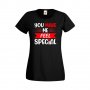 Дамска тениска Свети Валентин You Make Me Feel Special 1, снимка 4