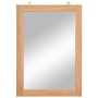 vidaXL Огледало за стена, тик масив, 50х70 см(SKU:246501, снимка 1 - Огледала - 44365788