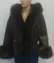 Дамска къса парка кафява, снимка 2