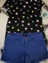Лот къси дънки и тениска , снимка 1