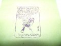 Ръчно рисувана картичка върху листо от дървото Бодхи, Индия 6, снимка 6