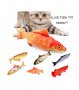 3117 Плюшена играчка за котки, рибка с дължина 20см.