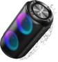 Hupoaf Bluetooth високоговорител, 3D-стерео бас, цветни RGB светлини, IPX7, снимка 1