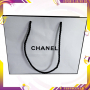 Празна бутикова подаръчна торба от Шанелкартонена чанта gift bag 26x21 сhаnеl