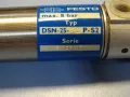 Пневматичен цилиндър двойнодействащ Festo DSN-25-20P-S2 pneumatic cylinder, снимка 4