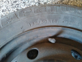 Метална джанта 4 х 100 с гума 185 / 60 R 14 , снимка 3